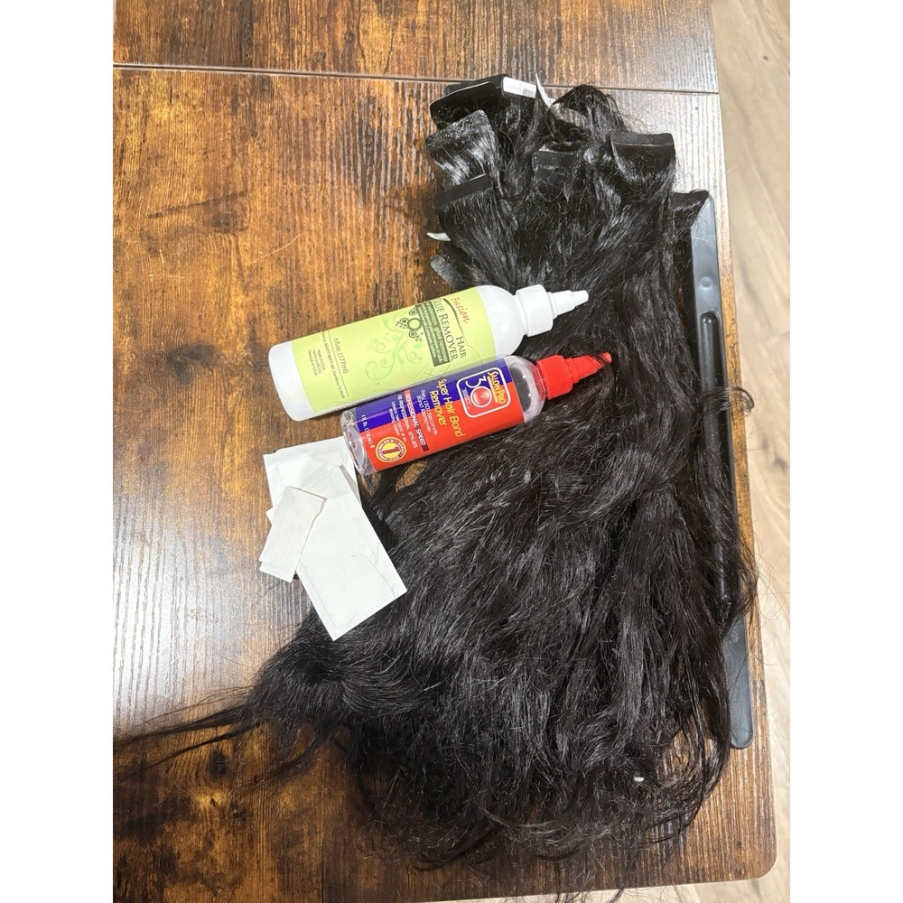 100% Human Hair Brazilian Body Wave Extensions 184 Grams Used + Remover + Pliers